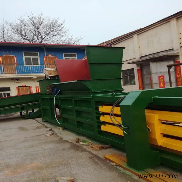 富德200立式液压废纸打包机液压废纸箱打包机液压废纸打包输送设备金属下脚料液压打包机图8