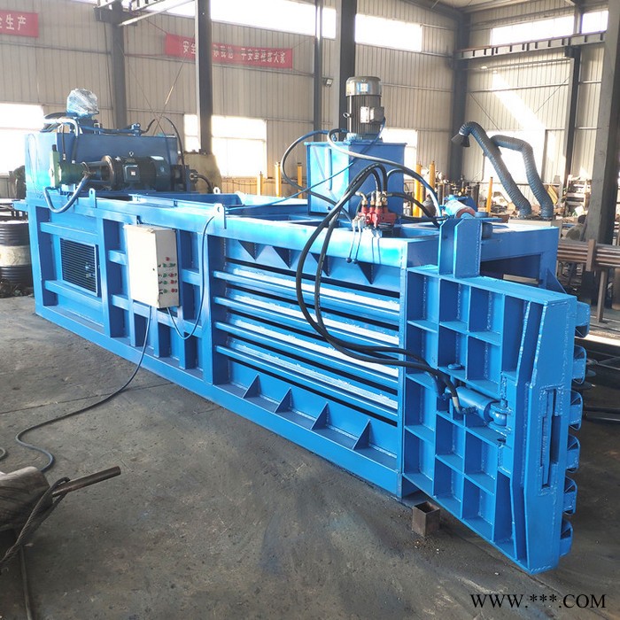 生产加工卧式打包机 废纸箱卧式打包机 多功能塑料瓶打包机新款图5