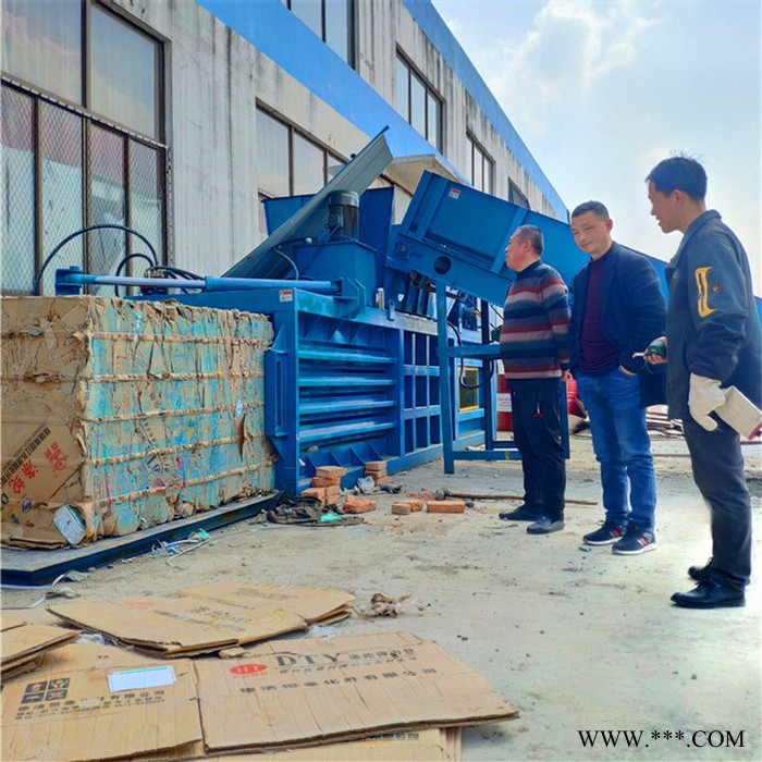 生产加工卧式打包机 废纸箱卧式打包机 多功能塑料瓶打包机新款图6