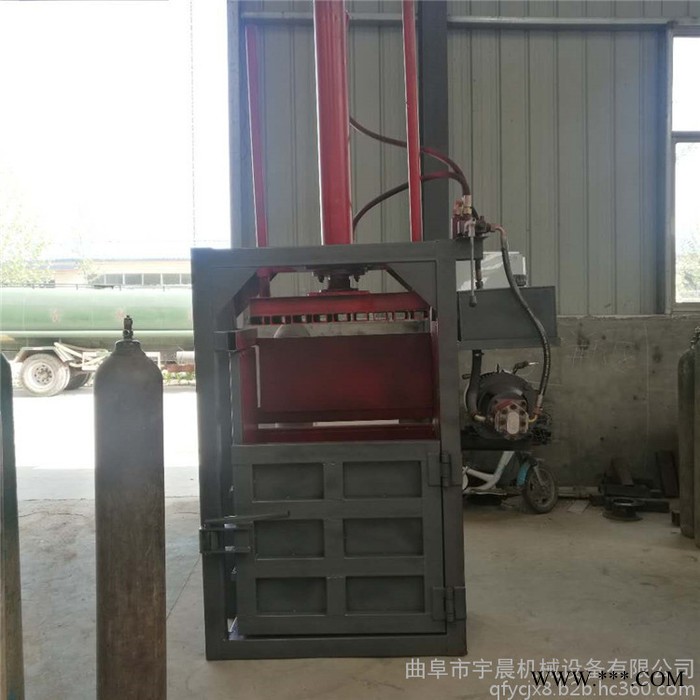 立式液压废纸打包机边角料纸壳压块机 废品压块机批发图2