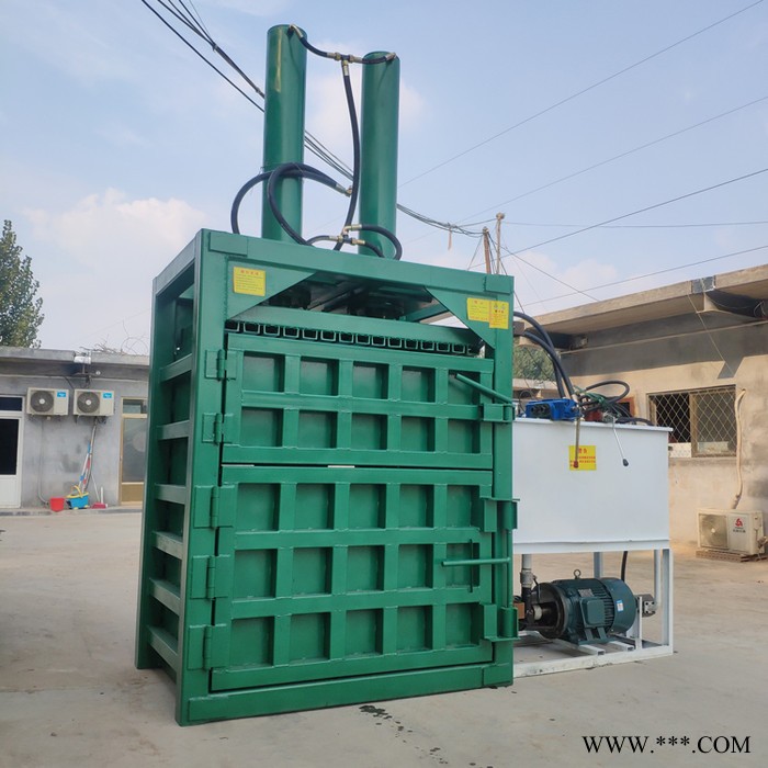 易拉罐液压打包机 金属下脚料压块机 半自动编织袋挤包机厂家图3