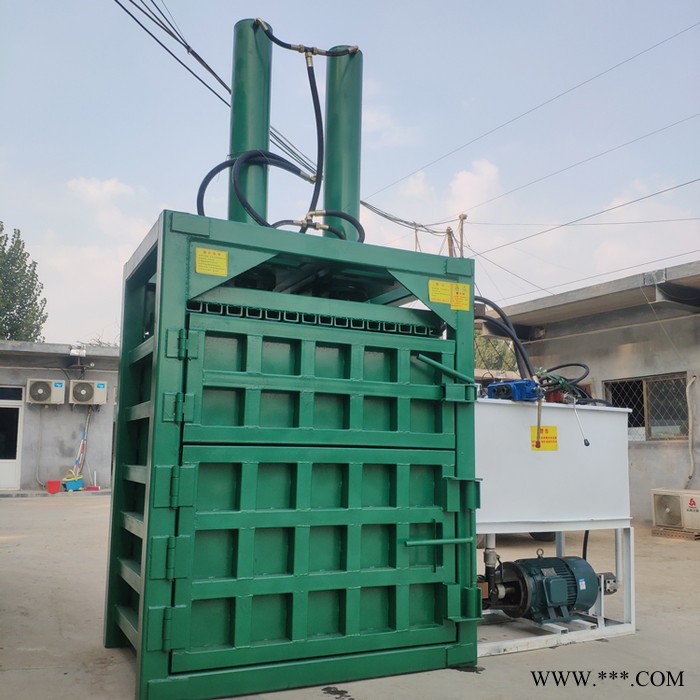 易拉罐液压打包机 金属下脚料压块机 半自动编织袋挤包机厂家图4