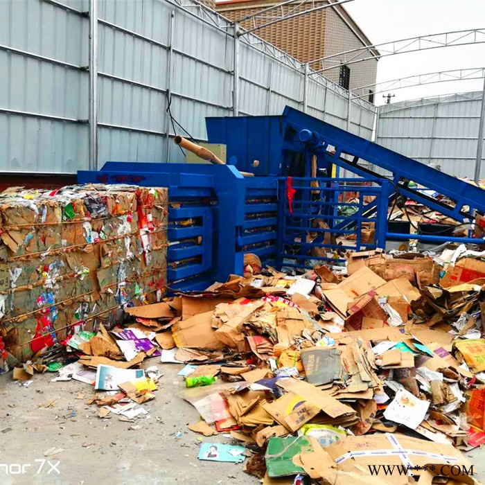 铁麒麟lf-80卧式液压打包机废品铝屑工业废料铁桶大桶打包机图8