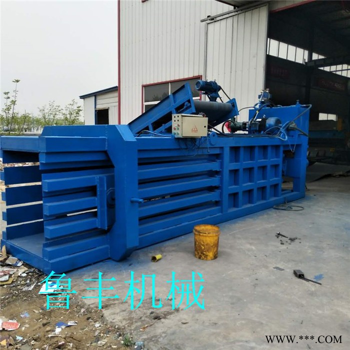 鲁丰机械lf-120 卧式废纸打包机塑料薄膜打包机供应图5