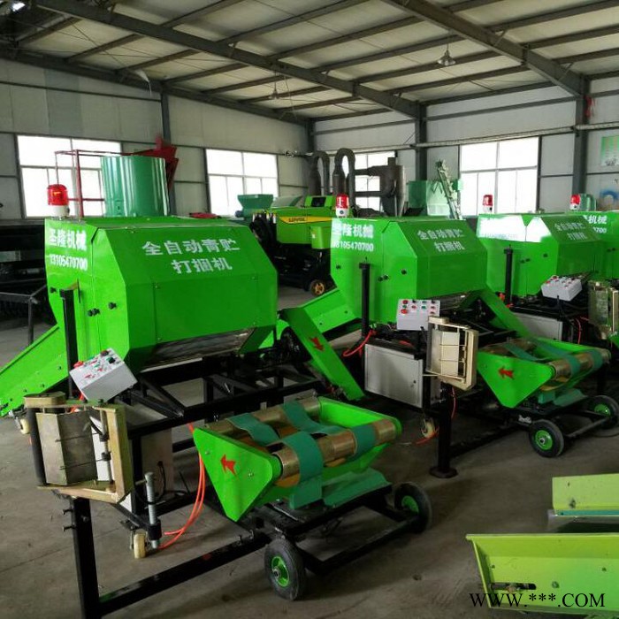 曲阜圣隆 全自动秸秆饲料青贮打捆机 秸秆青储打包机 粉碎秸秆青贮打包机 厂家图6