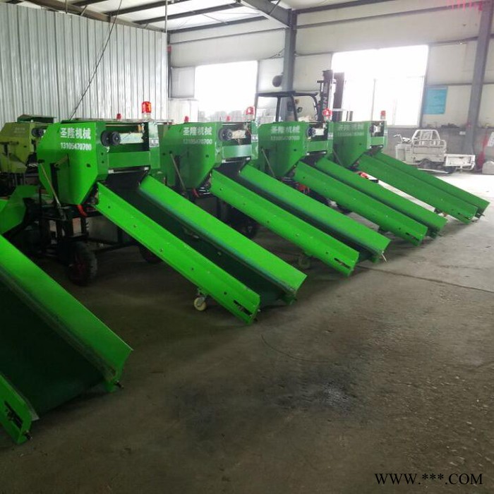 曲阜圣隆 全自动秸秆饲料青贮打捆机 秸秆青储打包机 粉碎秸秆青贮打包机 厂家图3