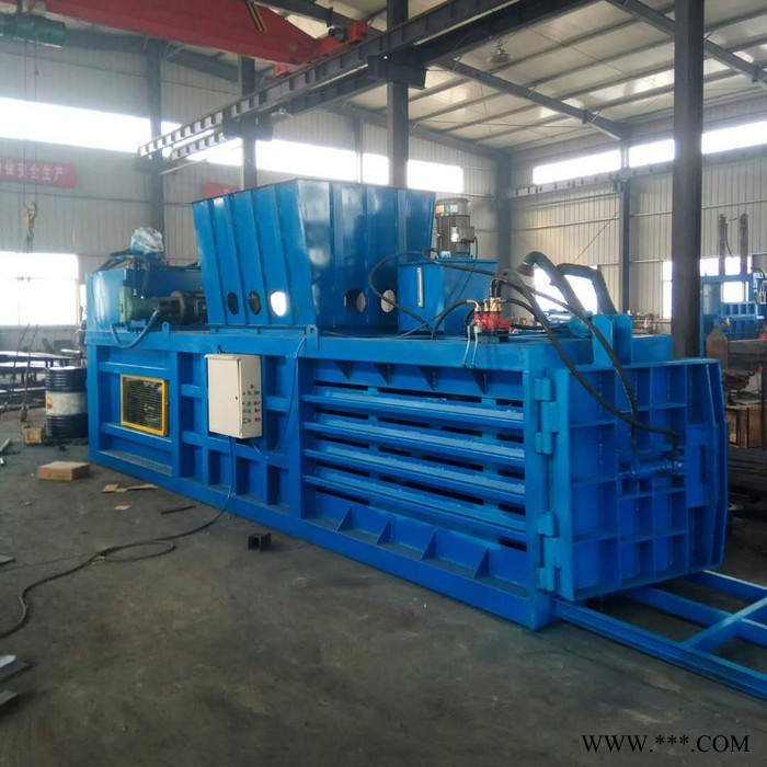 铁麒麟lf-120卧式液压打包机铝合金不锈钢包装盒边角料打包机图2