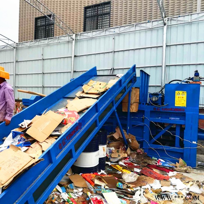 铁麒麟lf-120卧式液压打包机铝合金不锈钢包装盒边角料打包机图6