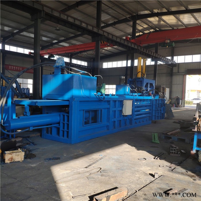 铁麒麟lf-120卧式液压打包机铝合金不锈钢包装盒边角料打包机图4