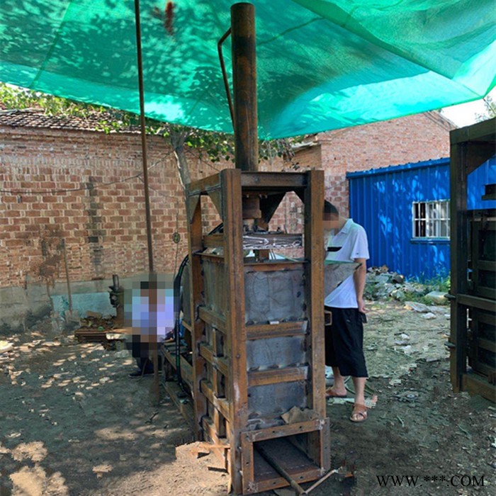 全自动卧式牧草压块机 废纸打包机 运输方便 液压秸秆草打包机图7