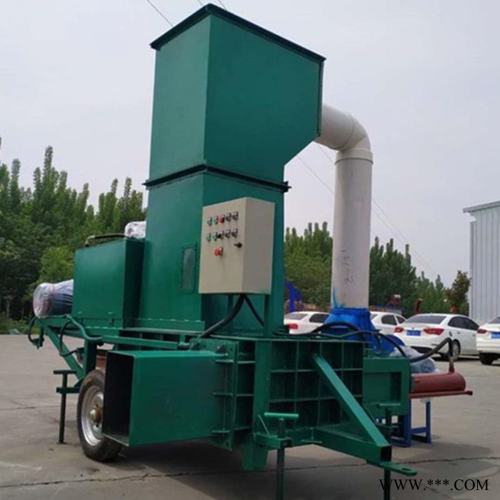 全自动卧式牧草压块机 废纸打包机 运输方便 液压秸秆草打包机图3