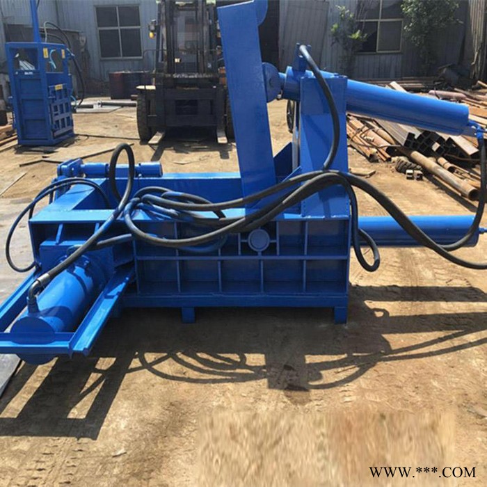 富德125钢筋打包机卧式废纸液压打包机大油桶压扁机轻薄料打包机废铝屑液压机图8