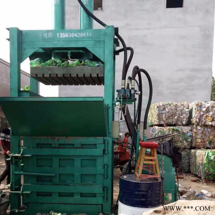 腾飞 LS100型塑料瓶专用液压打包机 厂家 废纸液压打包机图4