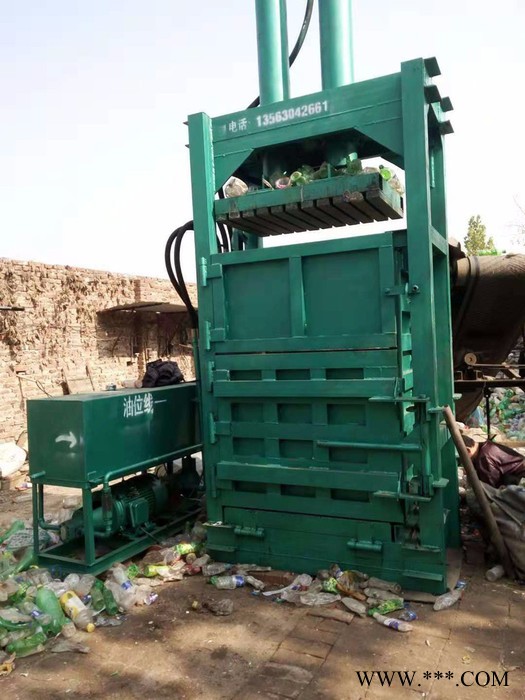 腾飞 LS100型塑料瓶专用液压打包机 厂家 废纸液压打包机图3