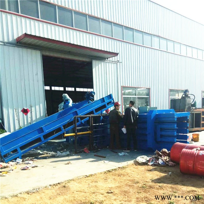 铁麒麟lf-120卧式液压打包机铝瓶盖废旧物资纸皮袋打包机图8