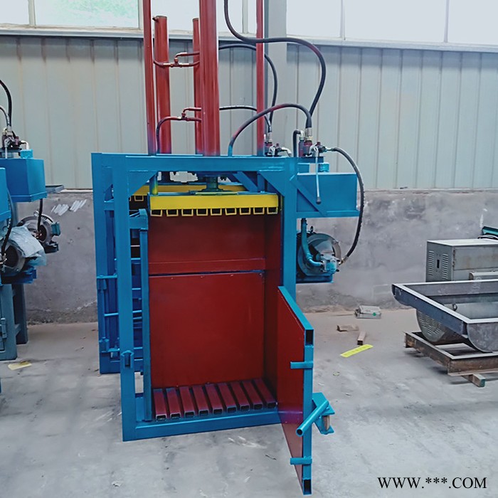 80吨双缸立式液压打包机价格 废纸废品压缩打包机 塑料瓶易拉罐编织袋打包机图4