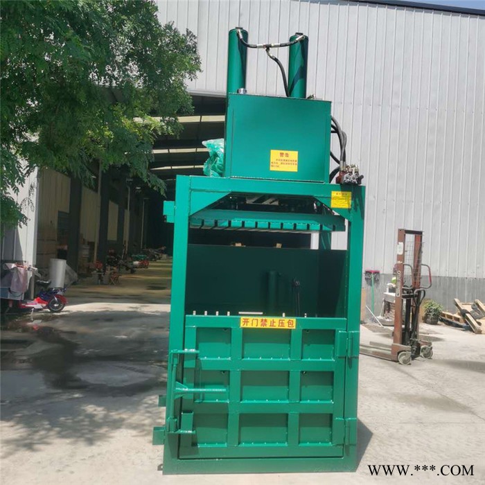 启航 纸壳废纸皮液压打包机 编织袋打包机 易拉罐压块机厂家图7