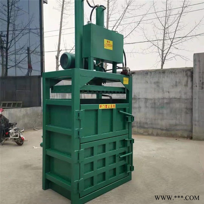 启航 纸壳废纸皮液压打包机 编织袋打包机 易拉罐压块机厂家图5