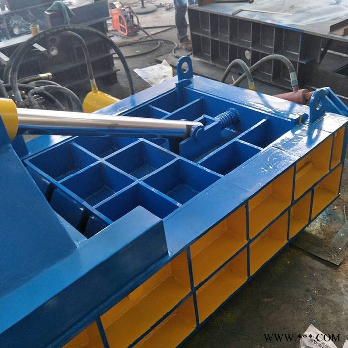 富德200废金属易拉罐压缩机铝合金不锈钢压块机钢刨花废钢废铝压块机锯末粉末压缩打包机图6