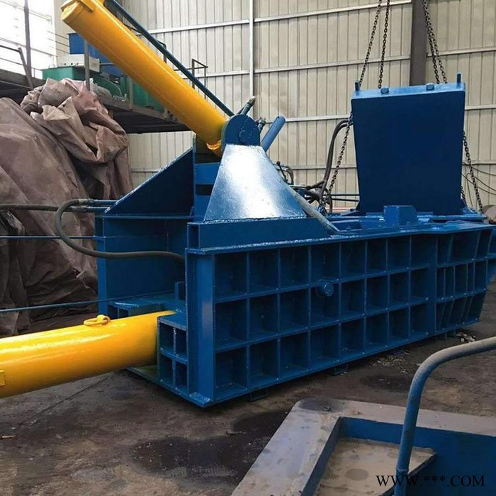 富德200废金属易拉罐压缩机铝合金不锈钢压块机钢刨花废钢废铝压块机锯末粉末压缩打包机图7