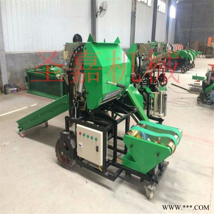 安徽青储打包包膜机图片 新款全自动青贮打捆包膜机 青饲料打包机价格图5