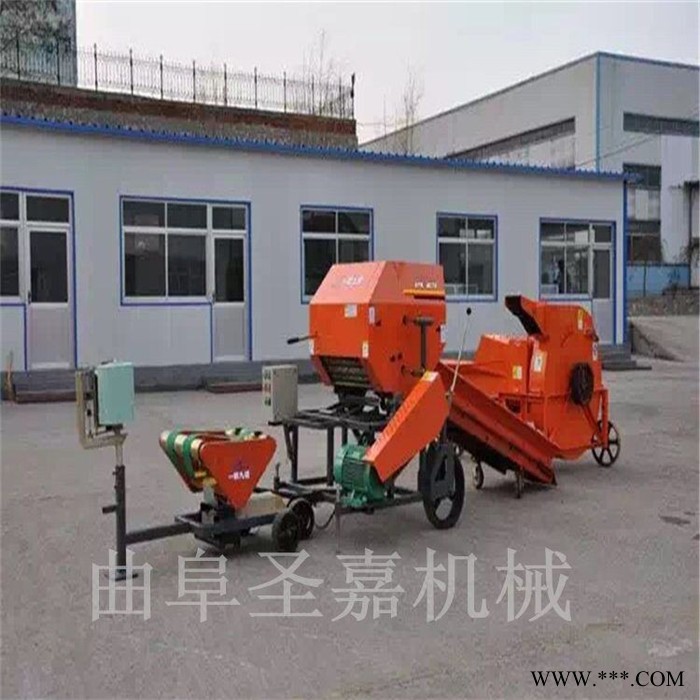 安徽青储打包包膜机图片 新款全自动青贮打捆包膜机 青饲料打包机价格图2