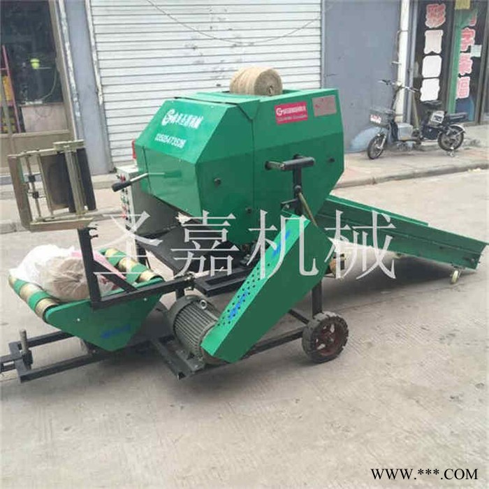 安徽青储打包包膜机图片 新款全自动青贮打捆包膜机 青饲料打包机价格图8