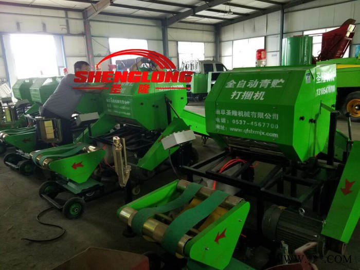 【曲阜圣隆专卖】 认证产品    青贮打包机 包膜机    高效率机械图2