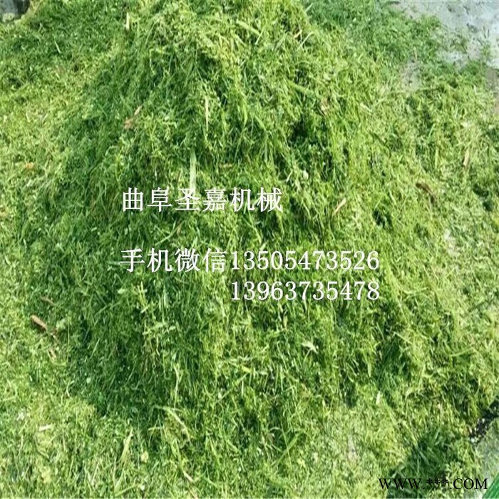 石家庄青储打捆包膜机厂家电话  青贮一体机 圣嘉大型青储饲料打包机操作视频图6
