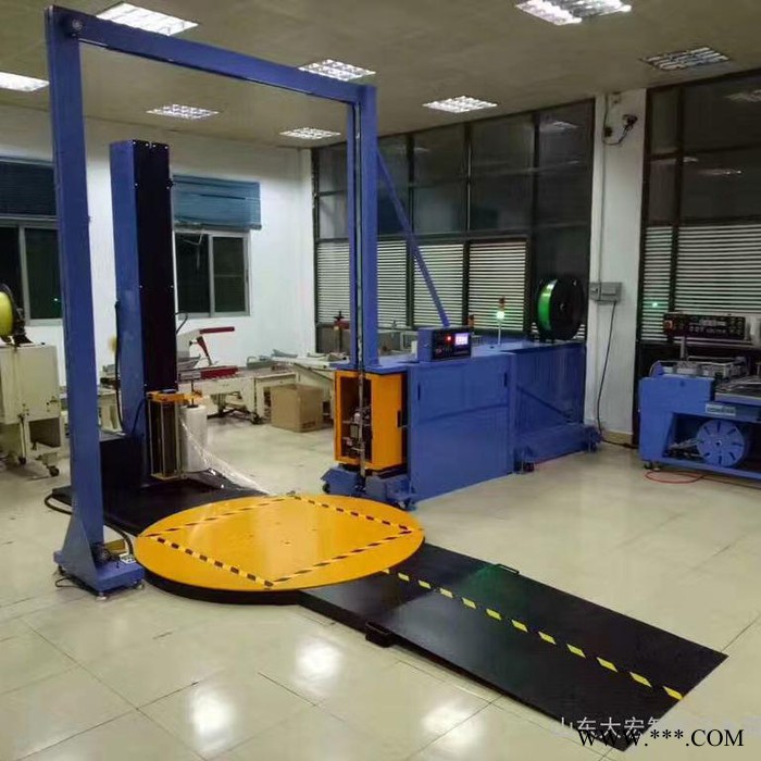 厂家供货 缠膜打包一体机 穿剑式打包机 缠绕膜包装pe带包装一体机 穿剑打包机图2