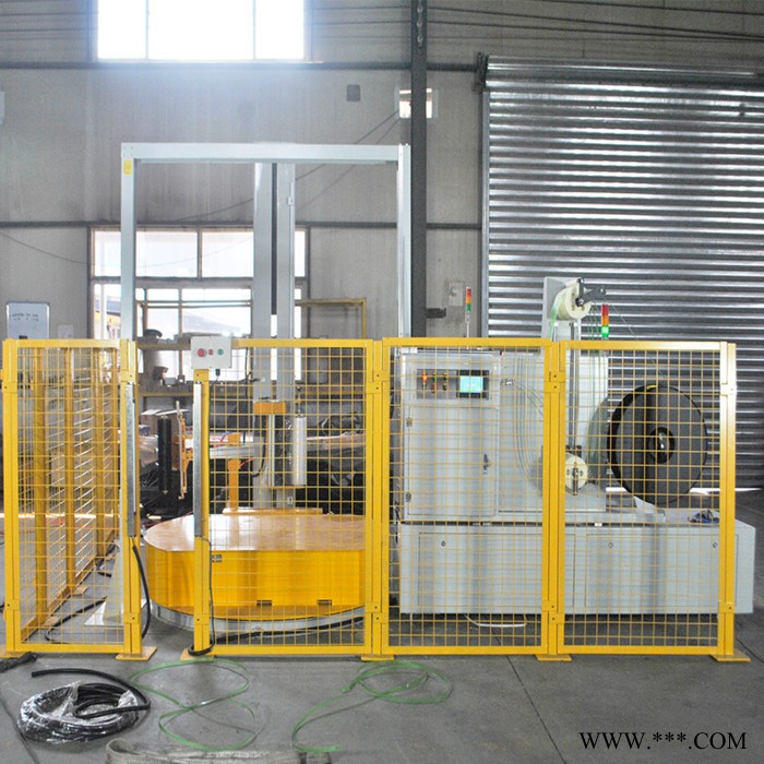 厂家供货 缠膜打包一体机 穿剑式打包机 缠绕膜包装pe带包装一体机 穿剑打包机图6