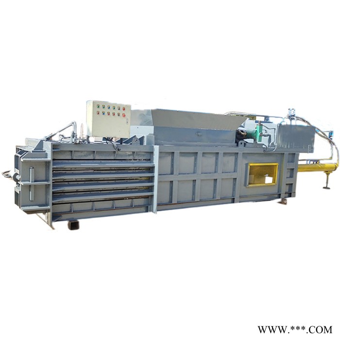 拓佑WS-160 卧式液压打包机 全自动废旧塑料压块机 大型废纸打包机厂家图2