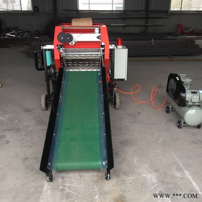 优民 牧草青贮打包机 青储打包机 全自动青贮打捆包膜机 稻草秸秆打捆机图2