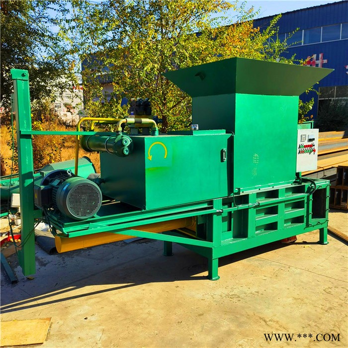 小型立式废纸压块机 青储秸秆打包机 全自动液压压块打包机图6