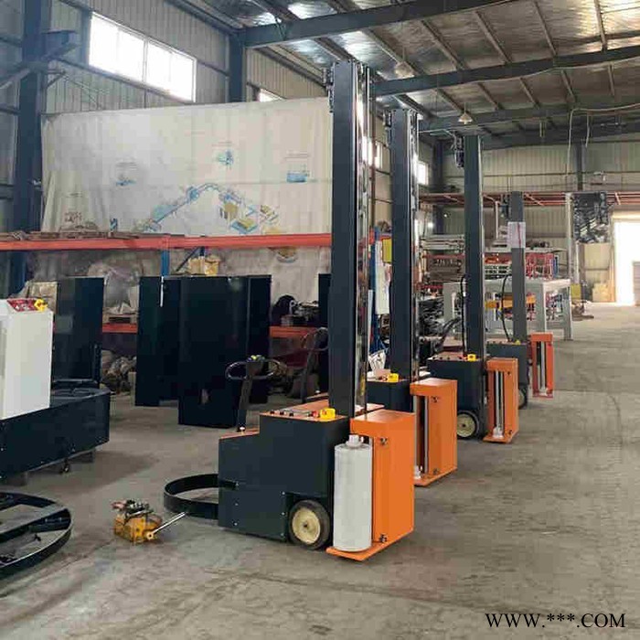 缠绕膜打包机 预拉伸自动缠绕膜机 托盘全自动打包 厂家图2