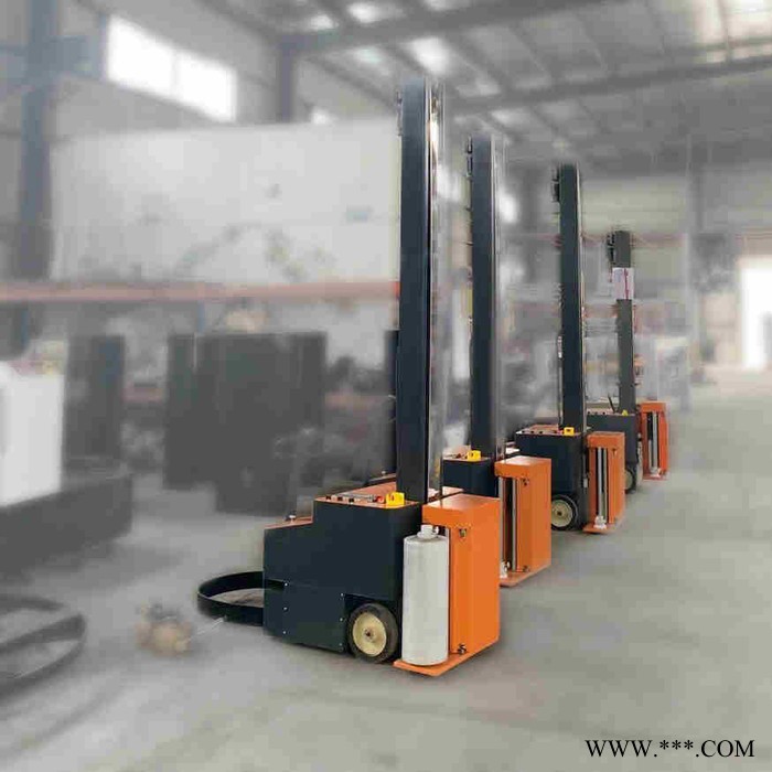 缠绕膜打包机 预拉伸自动缠绕膜机 托盘全自动打包 厂家图8