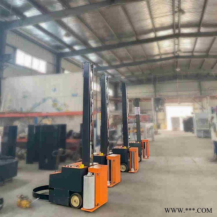 缠绕膜打包机 预拉伸自动缠绕膜机 托盘全自动打包 厂家图4