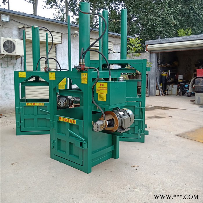 薄膜编织袋压缩机 报纸压缩机 半自动废纸压块打包机图4