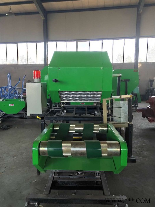 圆捆青贮打包机 手动打捆包膜机 打捆包膜一体机 牧草储存打包机图4