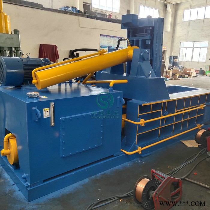 Y81Q-135铝刨花压块机  前出包式 铝型材打包机图3