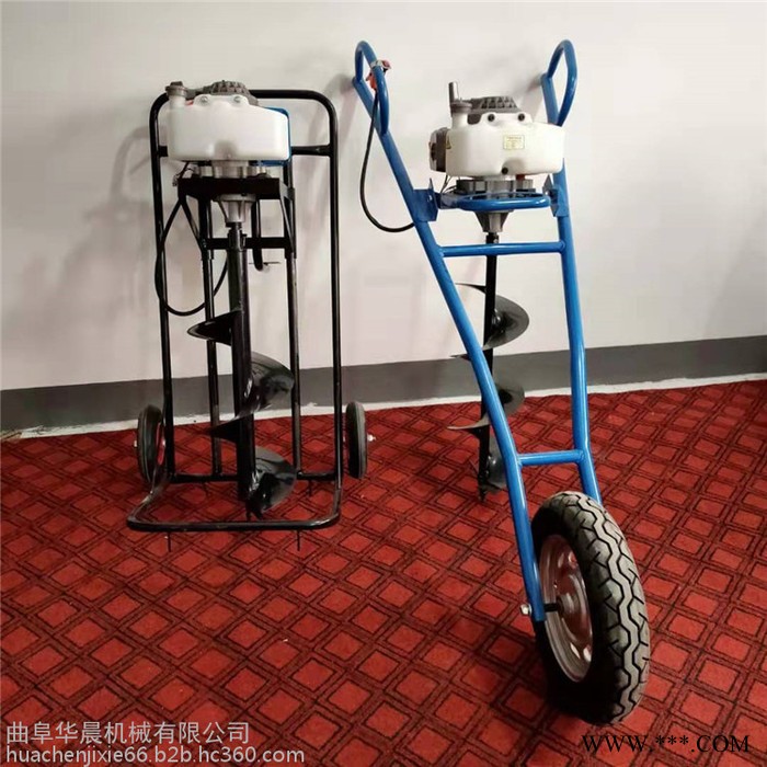 植树种树挖坑机  HC-WKJ汽油打洞机  华晨手推打孔机图8