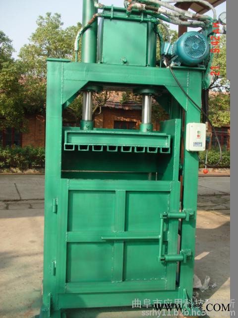 ** 废品站废纸塑料薄膜打捆机编织袋纸皮编织袋纸皮 不锈钢打包机图2