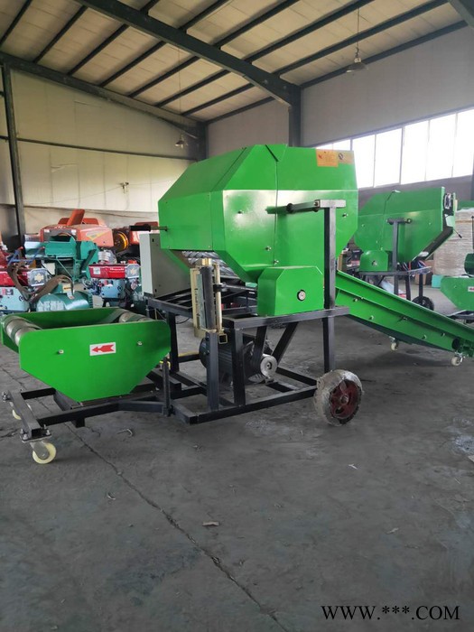 全自动打捆包膜机 青贮圆捆包膜机 牧草打捆包膜机 储存打包机图7