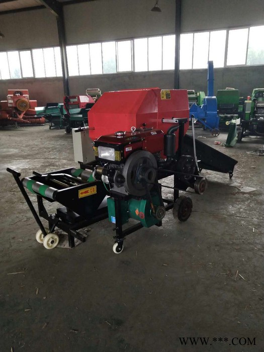 全自动打捆包膜机 青贮圆捆包膜机 牧草打捆包膜机 储存打包机图6