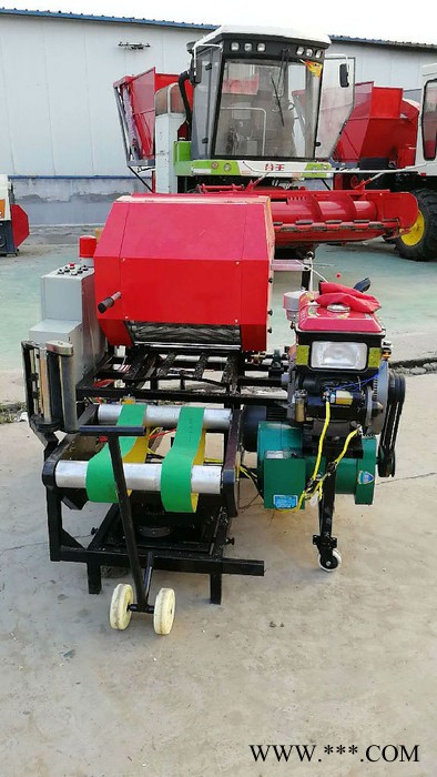 全自动打捆包膜机 青贮圆捆包膜机 牧草打捆包膜机 储存打包机图3