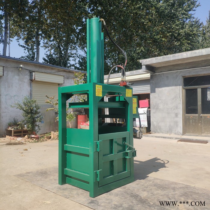 厂家推荐半自动塑料瓶压包机 立式侧开门液压打包机 废薄膜捆包机图4