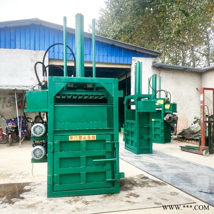 厂家推荐半自动塑料瓶压包机 立式侧开门液压打包机 废薄膜捆包机图2