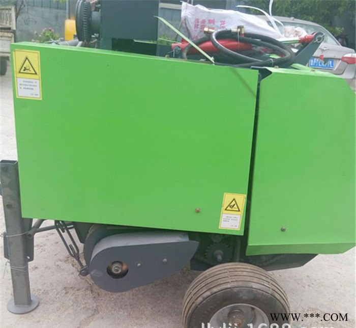 直销稻草打捆机小型圆形打捆机 麦秆 牧草打包机图3