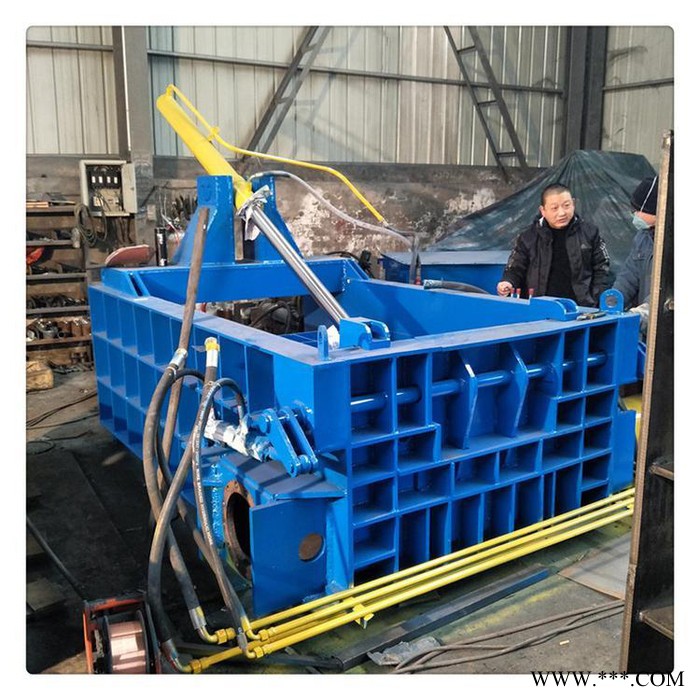 易拉罐压块机 油漆桶压块机 废铁屑压块打包机 邦耀废旧金属压块机图3