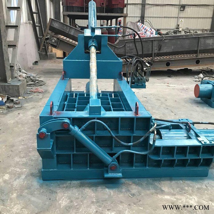 易拉罐压块机 油漆桶压块机 废铁屑压块打包机 邦耀废旧金属压块机图2